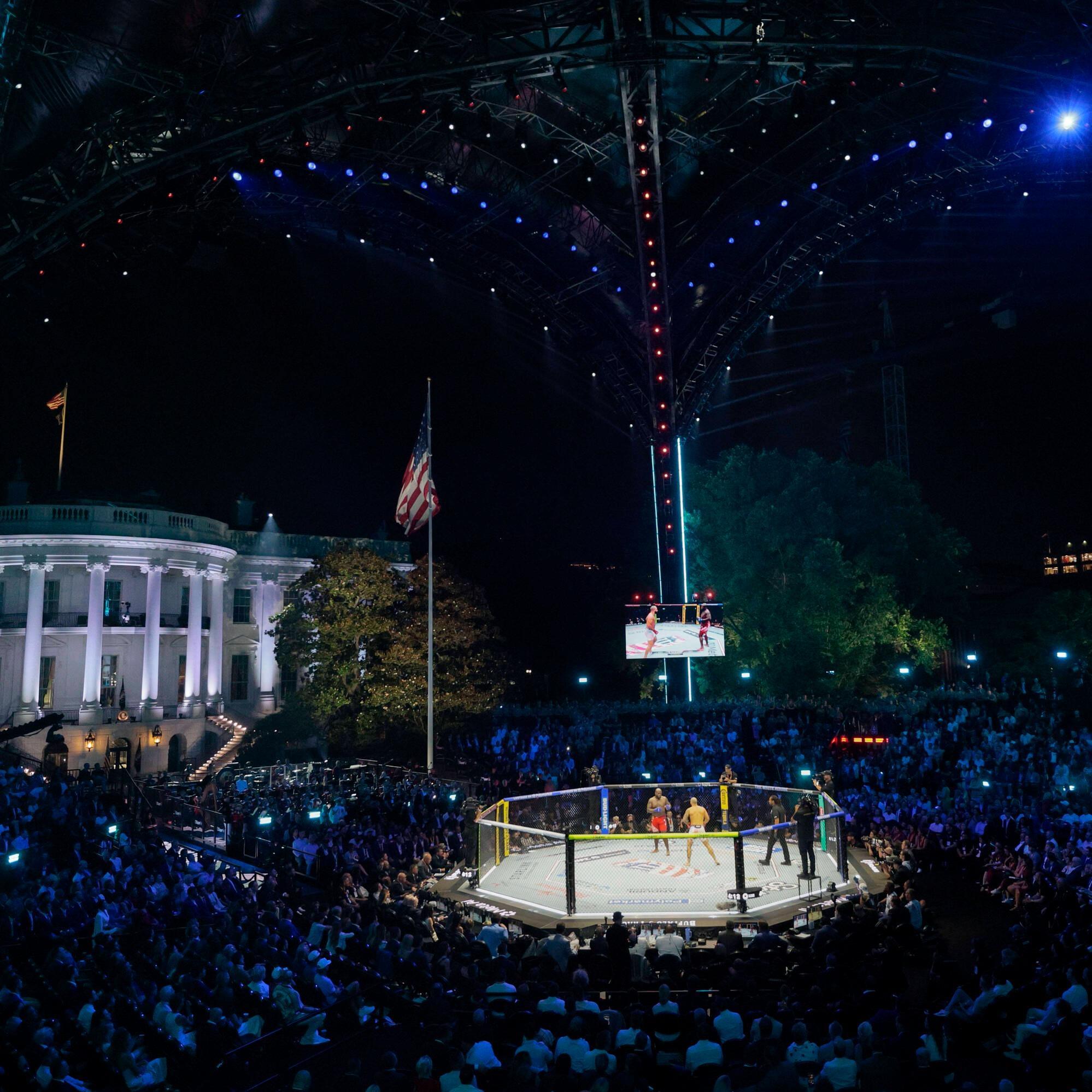 MMA vor dem Weißen Haus? "Ich wusste, das passiert nur einmal in der Menschheitsgeschichte"