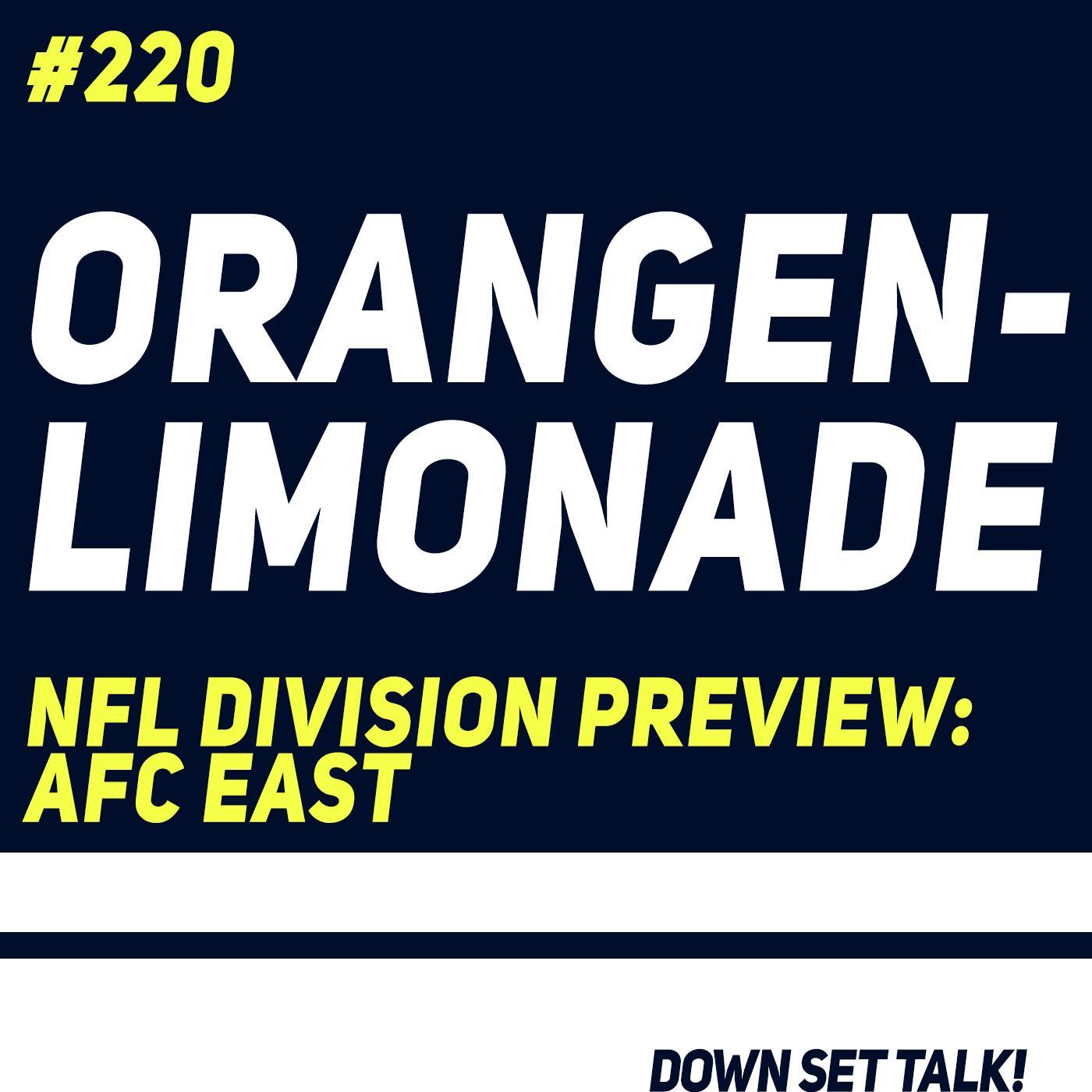 ORANGENLIMONADE - NFL Division Preview: AFC East